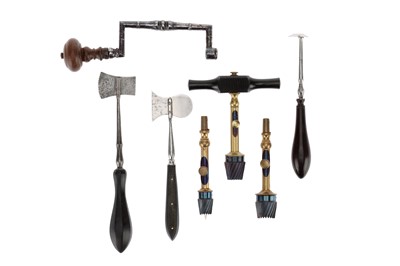 Lot 19 - A Miscellaneous Collection of Trepanning Instruments