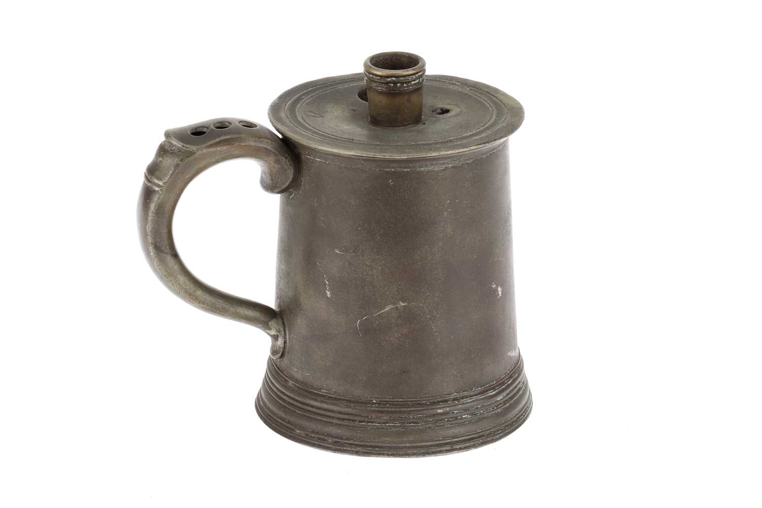 Lot 56 - Pewter Mudge-Type Inhaler,