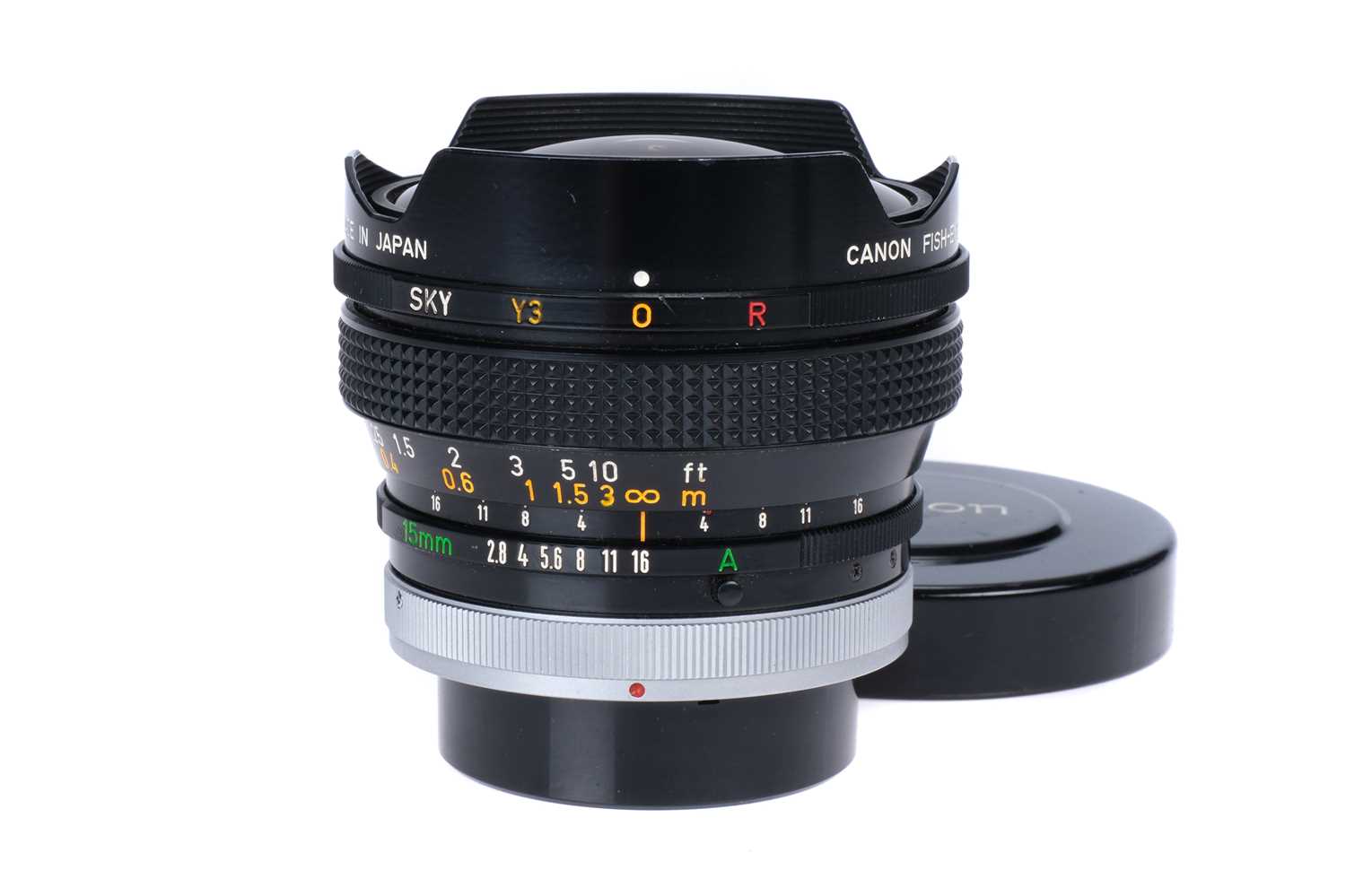 Lot 199 - A Canon FD S.S.C. Fish-Eye f/2.8 15mm Lens,