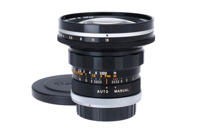 Lot 200 - A Canon FL R f/3.5 19mm Lens