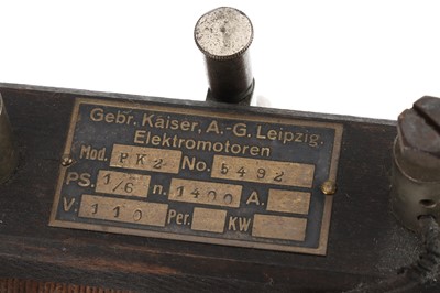 Lot 191 - An Early 20th Century Bipolar Electric Motor