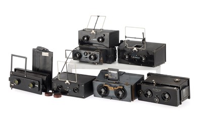 Lot 205 - A Good Selection of Stereoscopic Plate Cameras