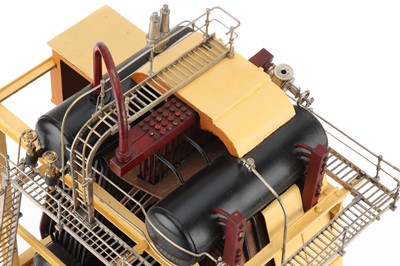 Lot 189 - A Large and Highly Detailed Boardroom Model of a Boiler