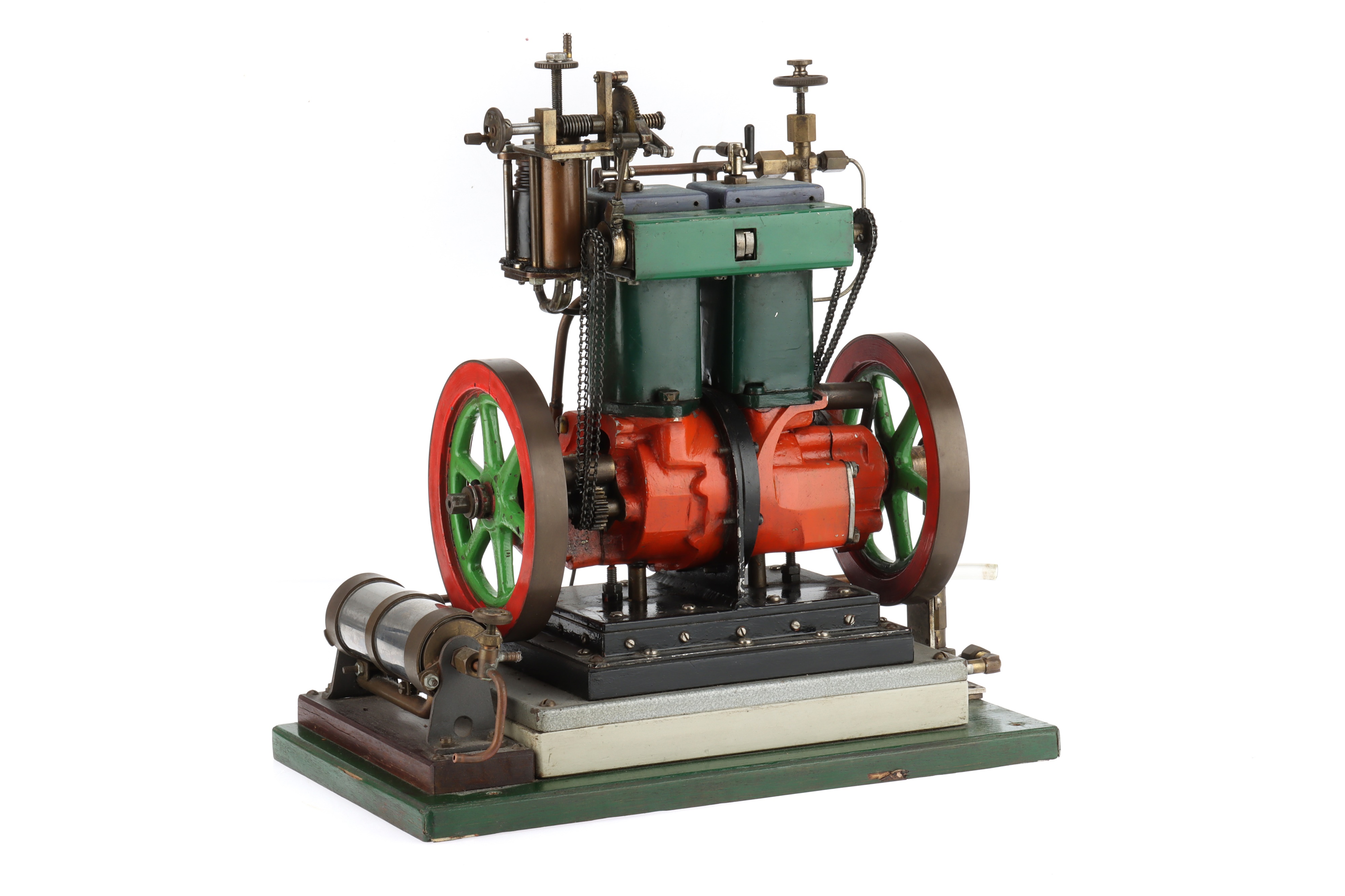 Lot 197 - An Unusual Poppet Valve Steam Engine,