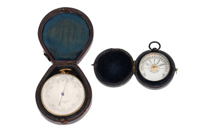 Lot 175 - Pocket Aneroid Barometer, & Damp Meter/Hygrometer