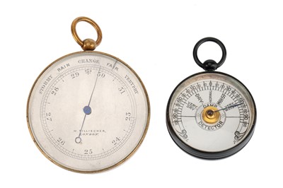 Lot 175 - Pocket Aneroid Barometer, & Damp Meter/Hygrometer