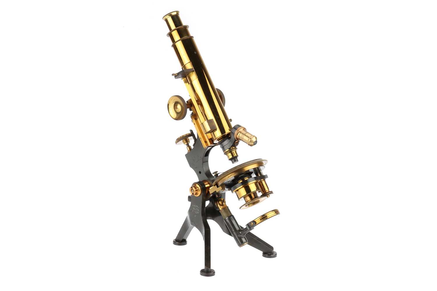 Lot 112 - A Watson Petrological Edinburgh Microscope,