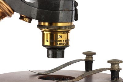 Lot 112 - A Watson Petrological Edinburgh Microscope