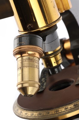 Lot 112 - A Watson Petrological Edinburgh Microscope