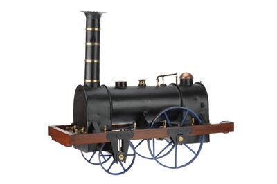 Lot 765 - A Historically Important Period Model of Stephenson’s 2-2-0 Planet Steam Locomotive