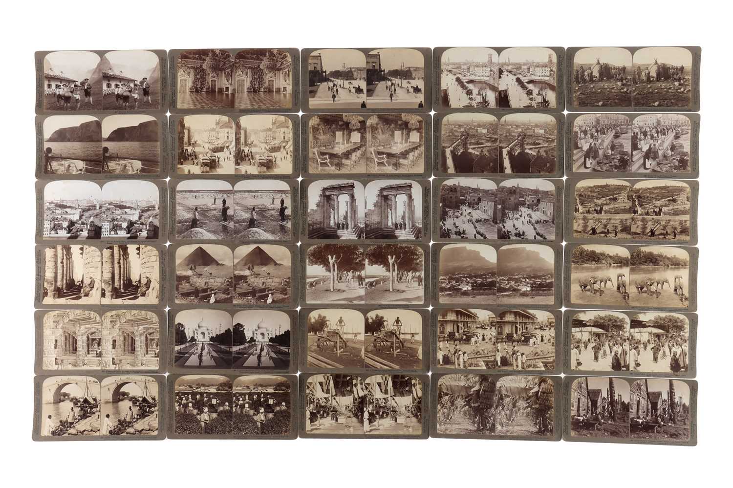 Lot 134 - Trip Around The World, Stereoscope Cards,