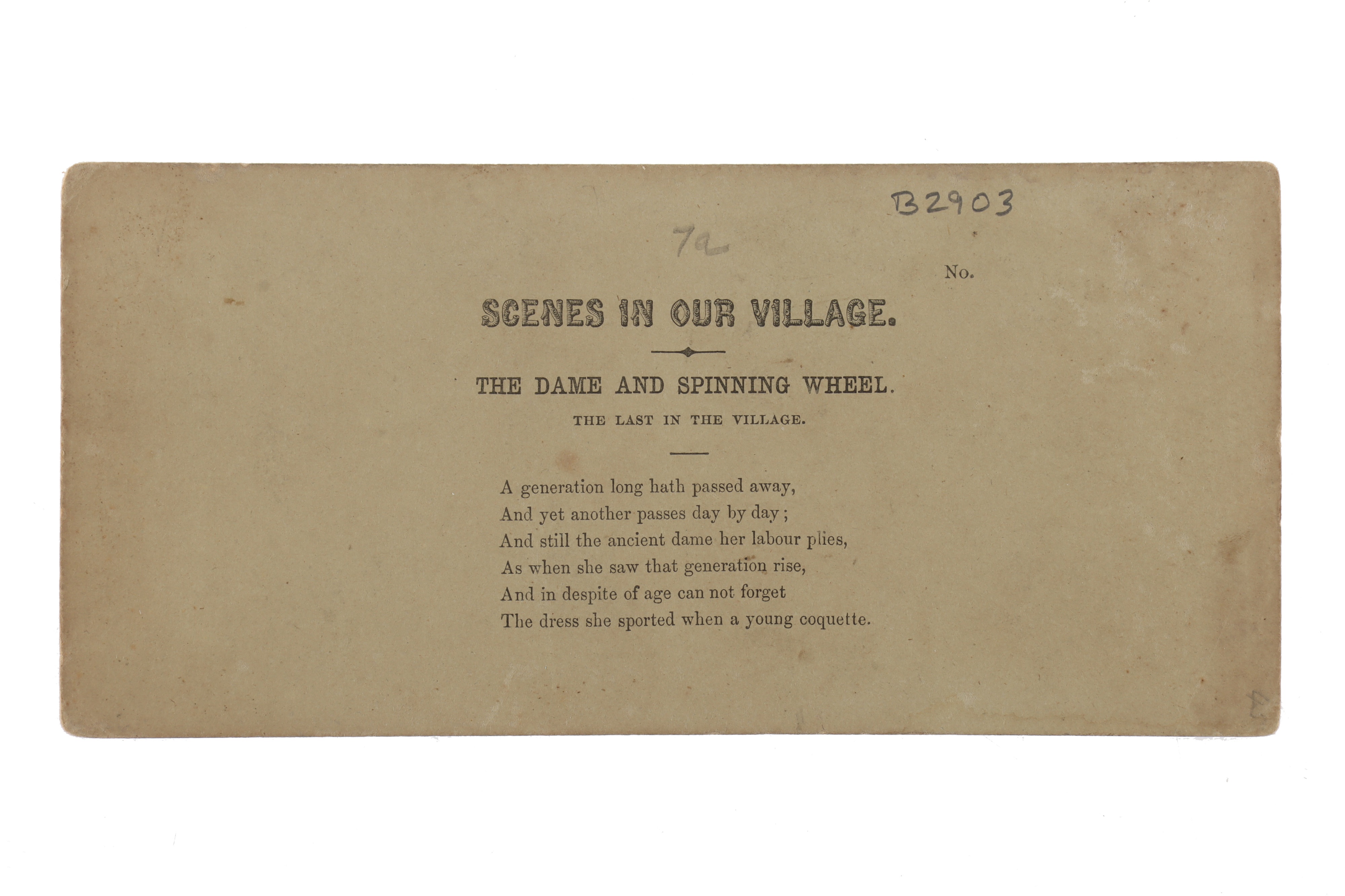 Lot 146 - T. R. Williams Stereocard, Scenes in Our