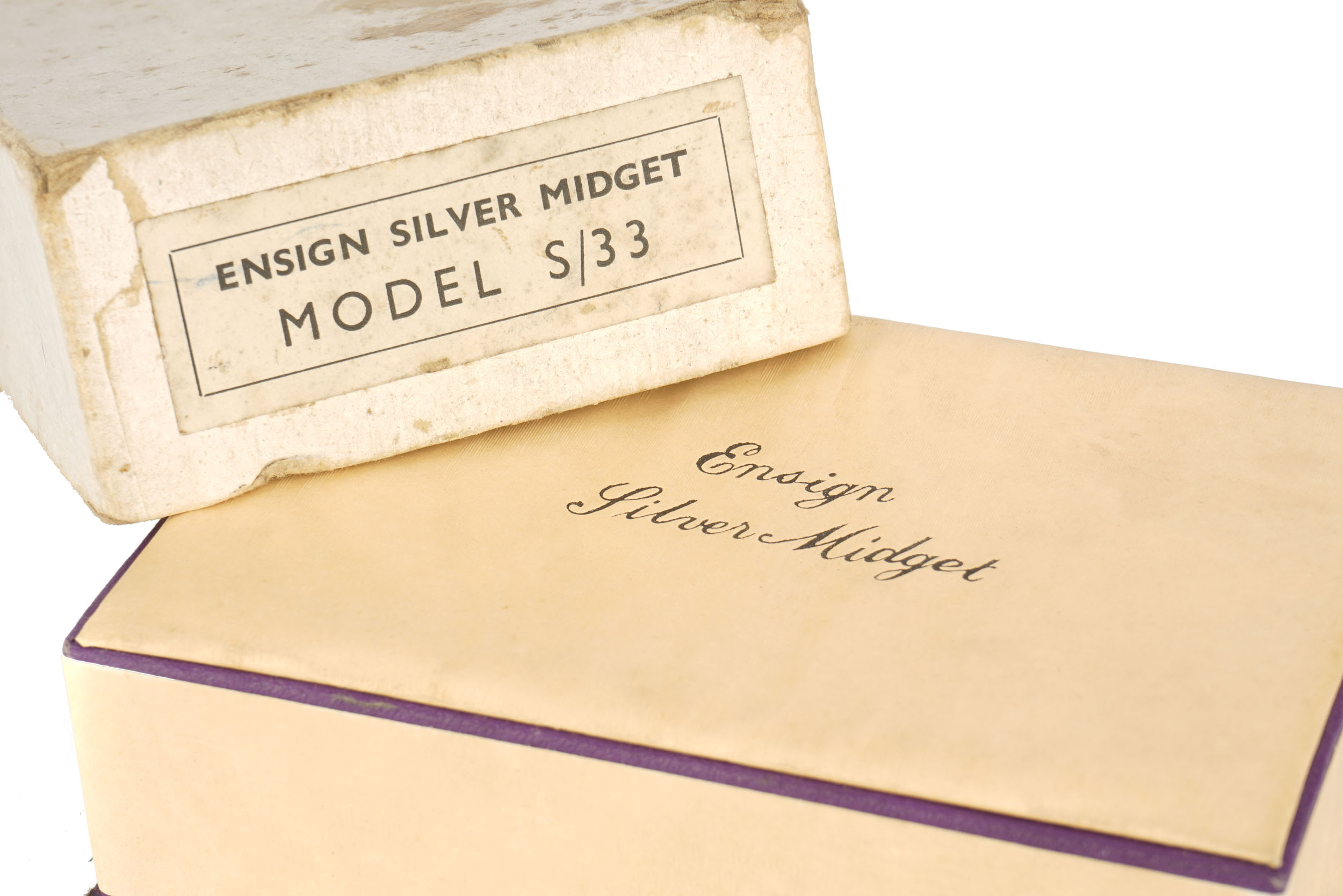 Lot 170 - A Houghton-Butcher Ensign Midget Silver