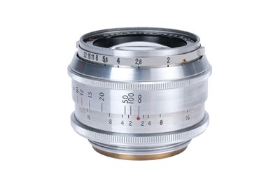 Lot 123 - A Carl Zeiss Jena Rigid Sonnar T f/2 50mm Lens