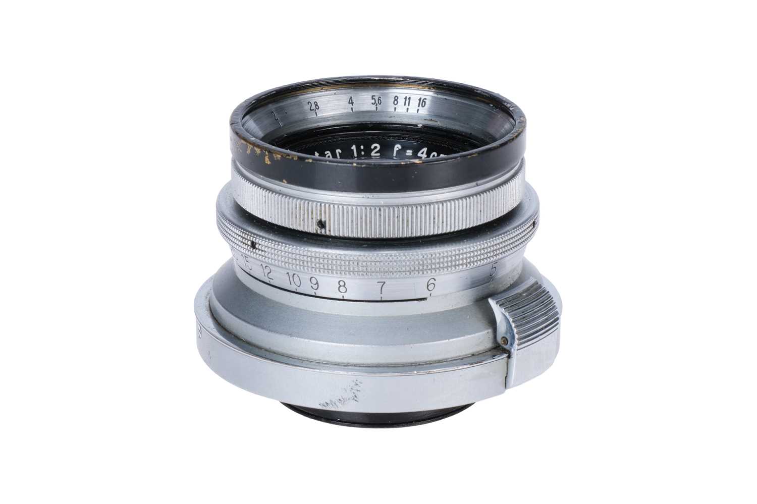 Lot 154 - A Carl Zeiss Jena Biotar f/2 40mm Lens,