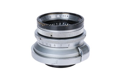 Lot 154 - A Carl Zeiss Jena Biotar f/2 40mm Lens