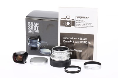 Lot 664 - A Voigtlander Snapshot-Skopar MC f/4 25mm Lens