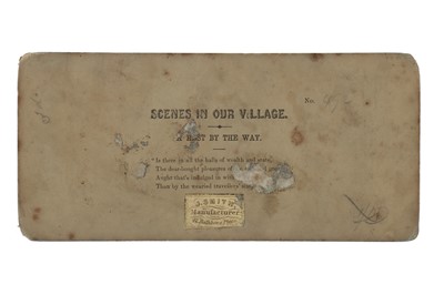 Lot 162 - T. R. Williams Stereocard, Scenes in Our Village, A Rest by the Way