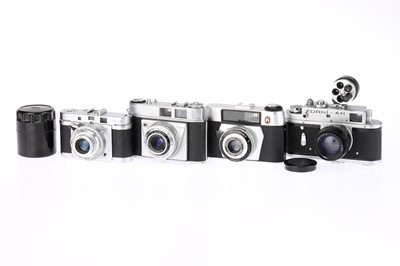 Lot 242 - A KMZ Zorki 4K and Other 35mm Film Cameras