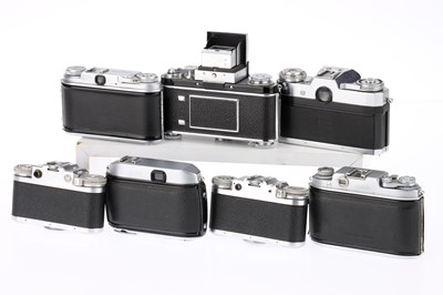 Lot 243 - A Group of Various German 35mm Film Cameras