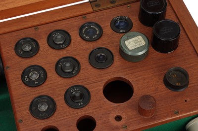 Lot 127 - An Extensively Well Equipped Beck Optomax Research Binocular Microscope