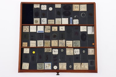 Lot 153 - Large Cabinet of fine Victorian Microscope Slides