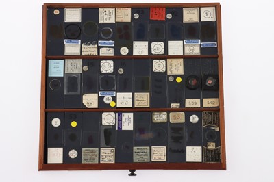 Lot 153 - Large Cabinet of fine Victorian Microscope Slides