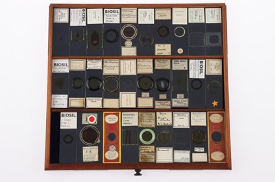 Lot 153 - Large Cabinet of fine Victorian Microscope Slides