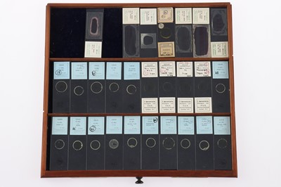 Lot 153 - Large Cabinet of fine Victorian Microscope Slides