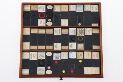 Lot 153 - Large Cabinet of fine Victorian Microscope Slides