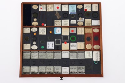 Lot 153 - Large Cabinet of fine Victorian Microscope Slides