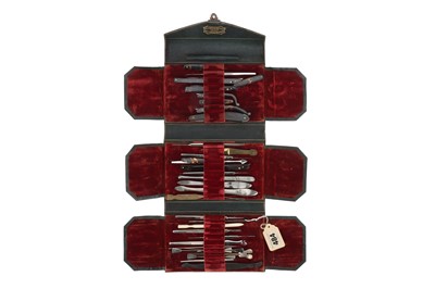 Lot 36 - A French Pocket Surgical Instrument Set