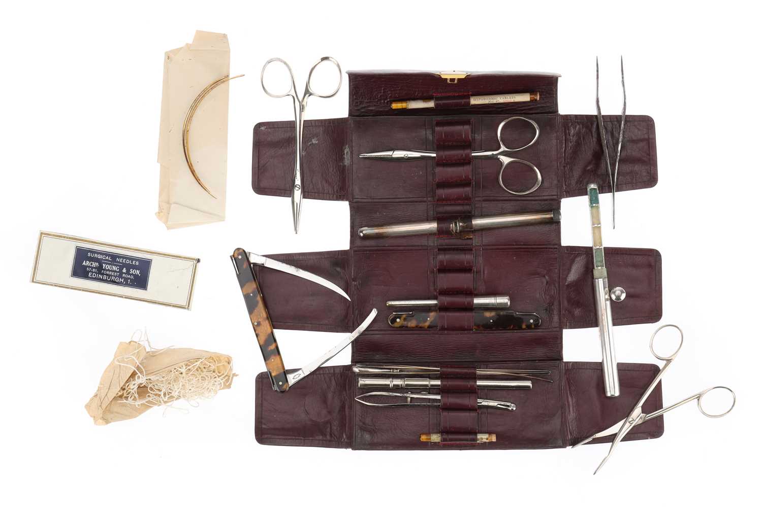 Lot 32 - A Pocket Surgical Instrument Set,
