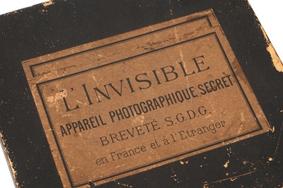 Lot 179 - A C. P. Stirn 'L'Invisible' Vest Camera