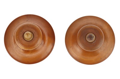 Lot 60 - Two Treen Nipple Shields