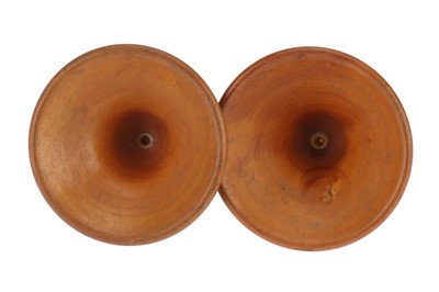 Lot 60 - Two Treen Nipple Shields