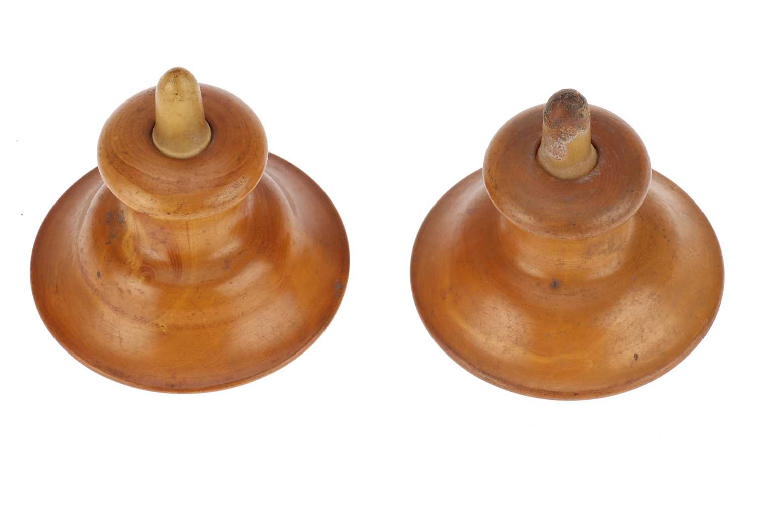 Lot 60 - Two Treen Nipple Shields