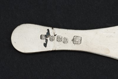 Lot 66 - Silver Sick Syphon, Tongue Depressors And Spatula