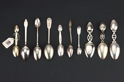 Lot 69 - An Assortment Of Silver and Plated Medicine Spoons