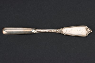 Lot 85 - A Victorian Silver Private Die Marrow Scoop