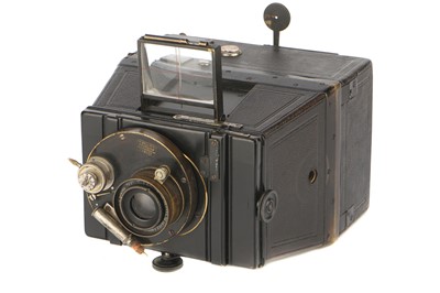 Lot 181 - A Bellieni Jumelle 9x12cm Camera