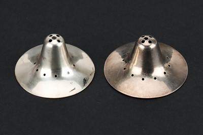 Lot 86 - Two George III Silver Nipple Shields