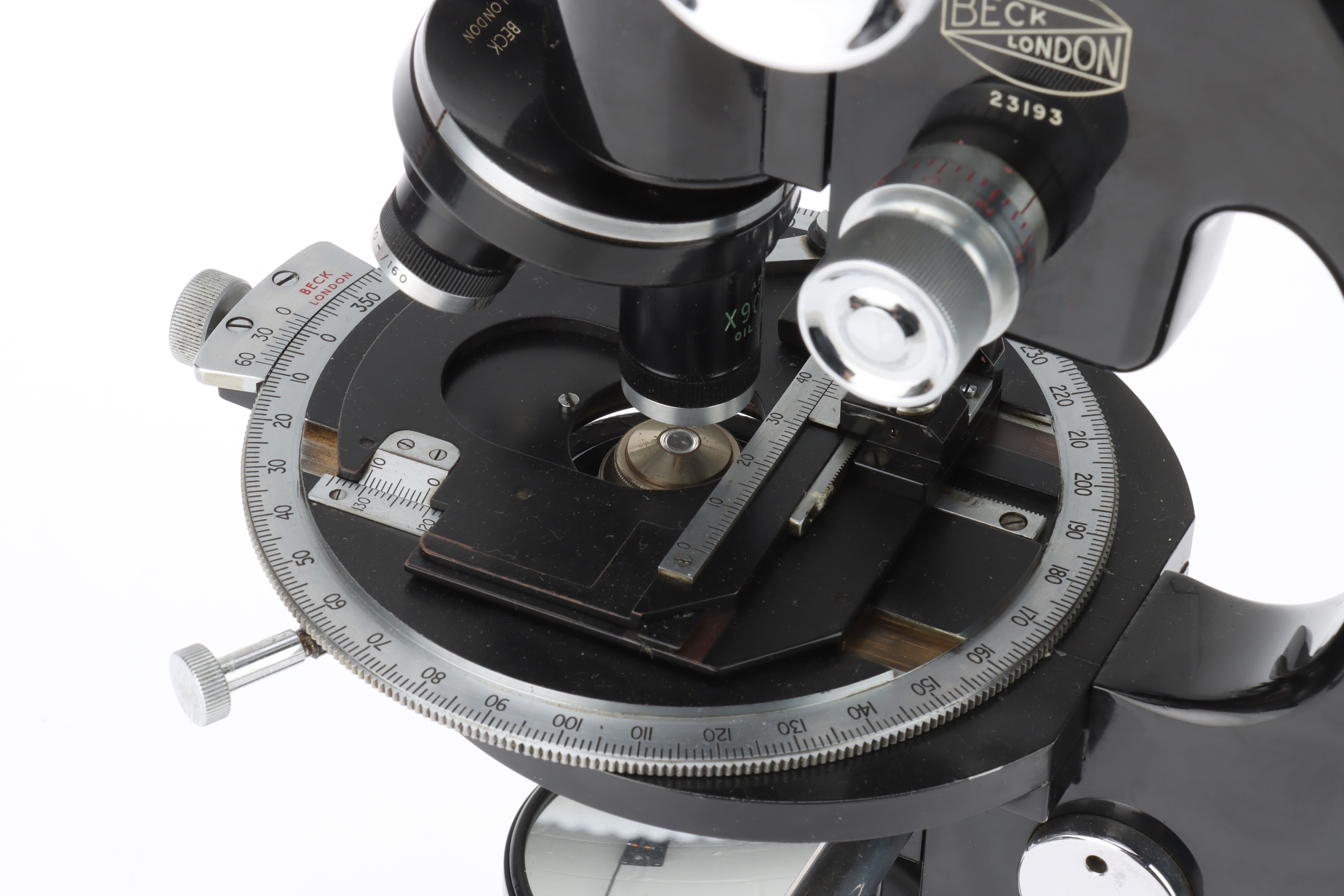 Beck Star Microscope Lot 128 - Classic Microscopy, A Beck London Model,