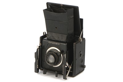 Lot 183 - An Ernemann Miniature Ernoflex (Ernon) 4.5x6cm Folding Strut Camera