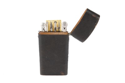 Lot 166 - Early 18th Century Drawing Instrument Etui, Benjamin Scott