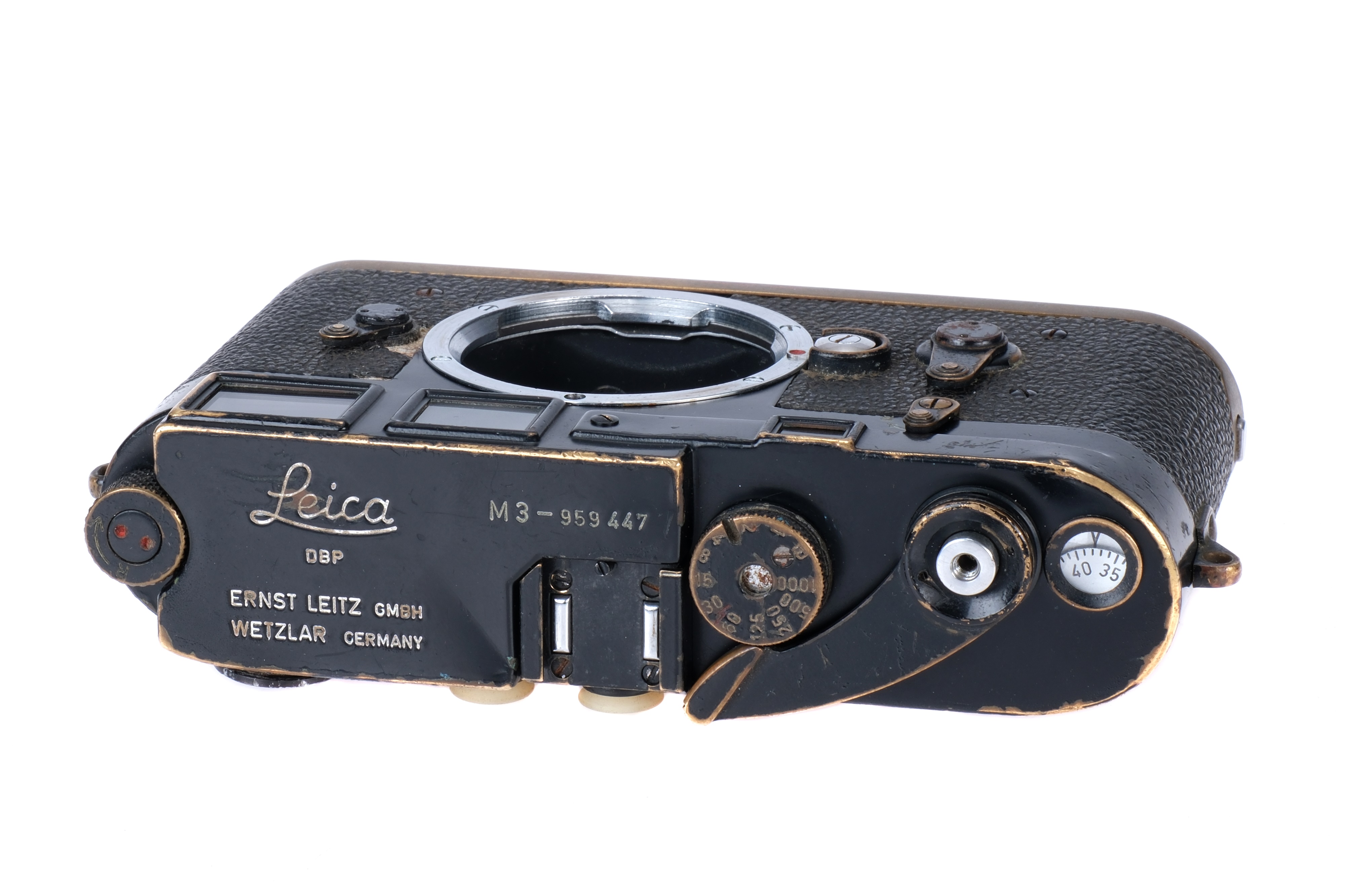 Lot 40 - A Leica M3 'First Batch' Black Paint