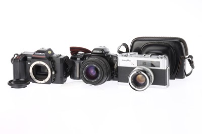 Lot 56 - A Selection of Minolta Cameras