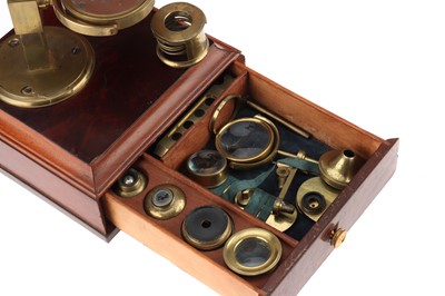 Lot 101 - A Jones 'Improved' Compound Microscope