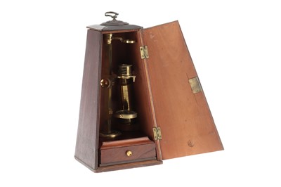 Lot 101 - A Jones 'Improved' Compound Microscope