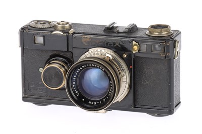 Lot 257 - A Contax 1c 35mm Rangefinder Camera with Sonnar f/2 5cm lens